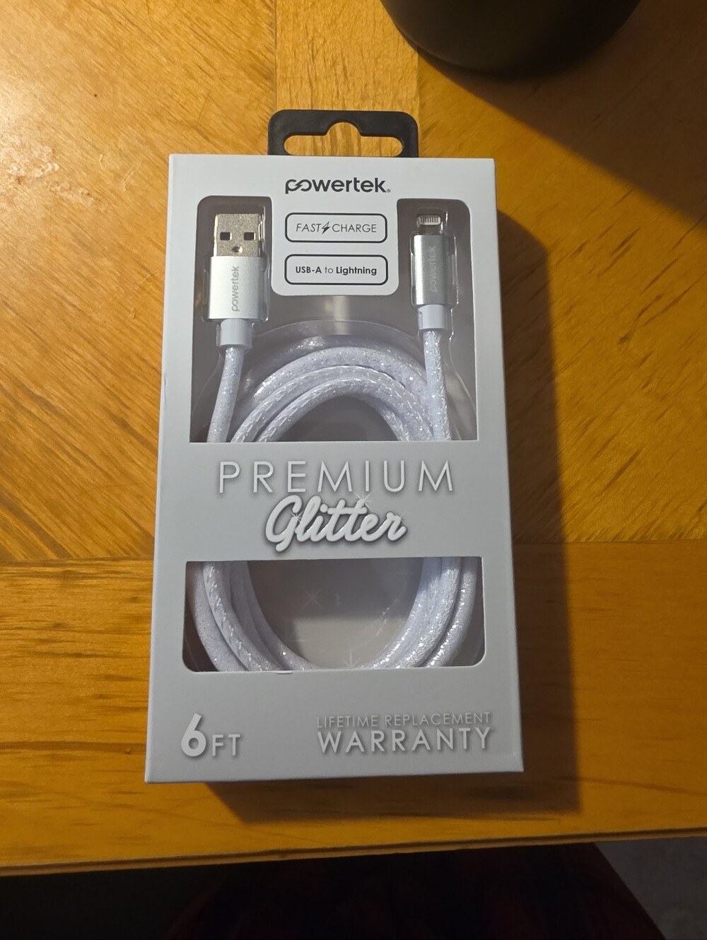 PowerTek Premium Braided 6ft USB-A To Light… Charging Cable